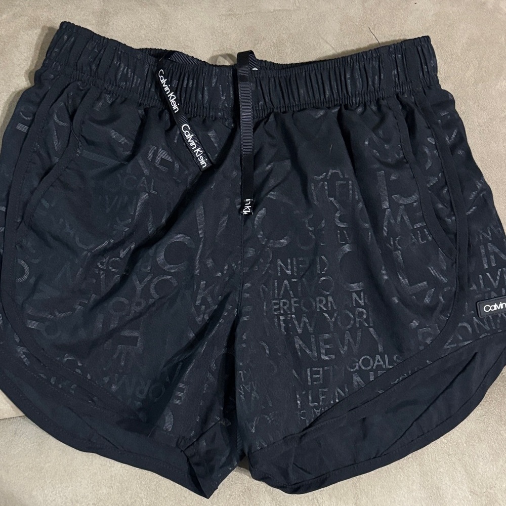 Calvin Klein Women's Black Athletic Shorts
